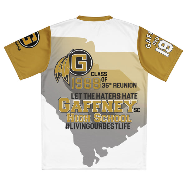 GAFFNEY High School C/O 1988 35th Reunion Unisex Sports Jersey