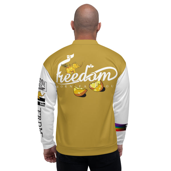 "BORN FABULOUS" Unisex Bomber Jacket