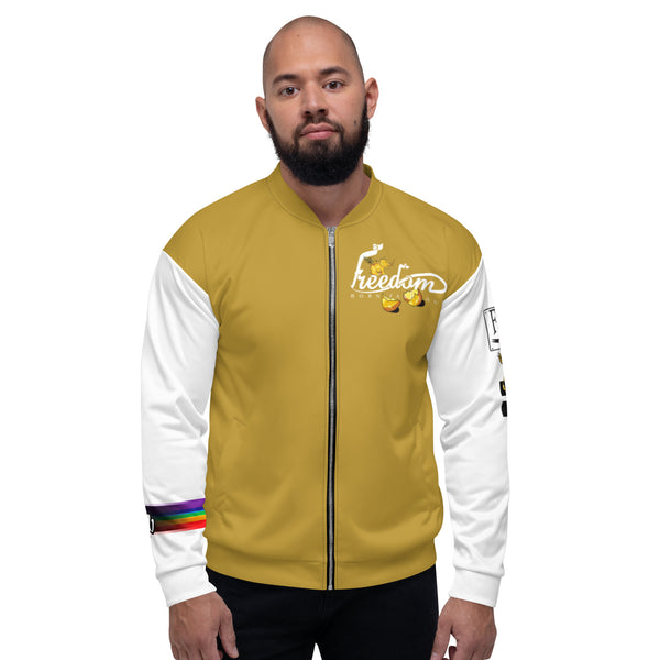 "BORN FABULOUS" Unisex Bomber Jacket