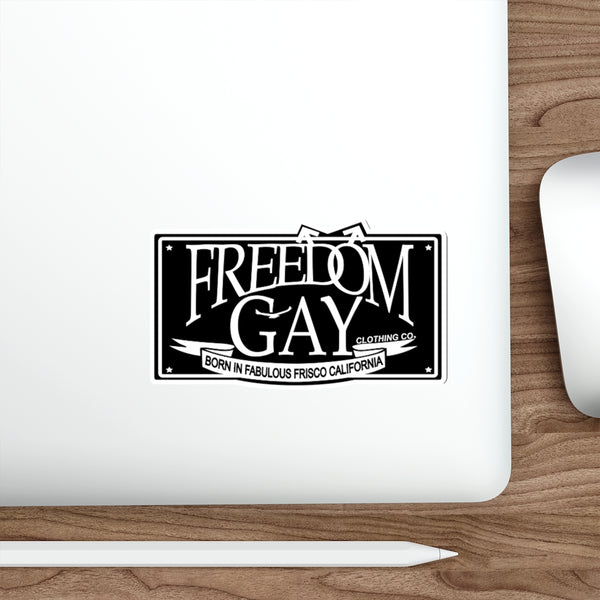 Original Freedom Gay Die-Cut Stickers