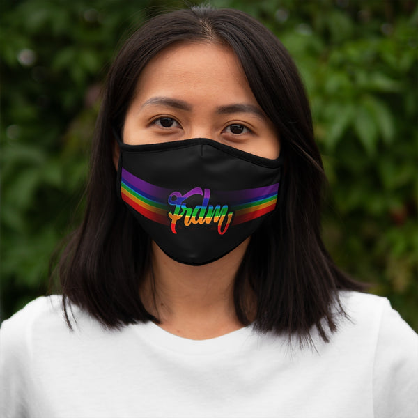 Rainbow FRDM Fitted Polyester Face Mask
