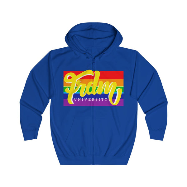 FRDM University Unisex Full Zip Hoodie