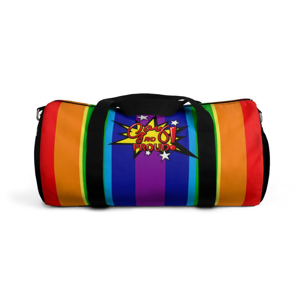 Gay & Proud Rainbow Duffel Bag