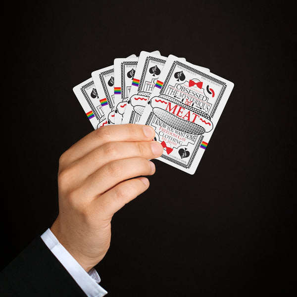 "Mysterious MEAT" 52 playing cards