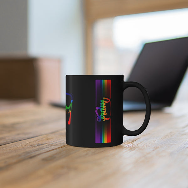 "Suck" 11oz Black Mug