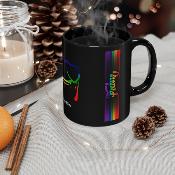"Suck" 11oz Black Mug