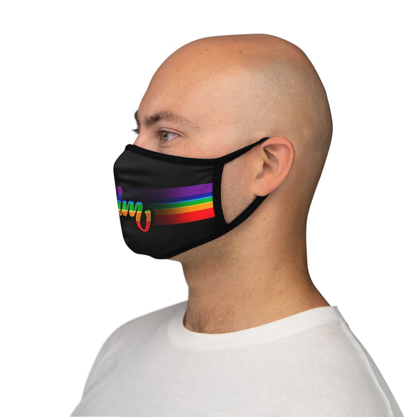Rainbow FRDM Fitted Polyester Face Mask