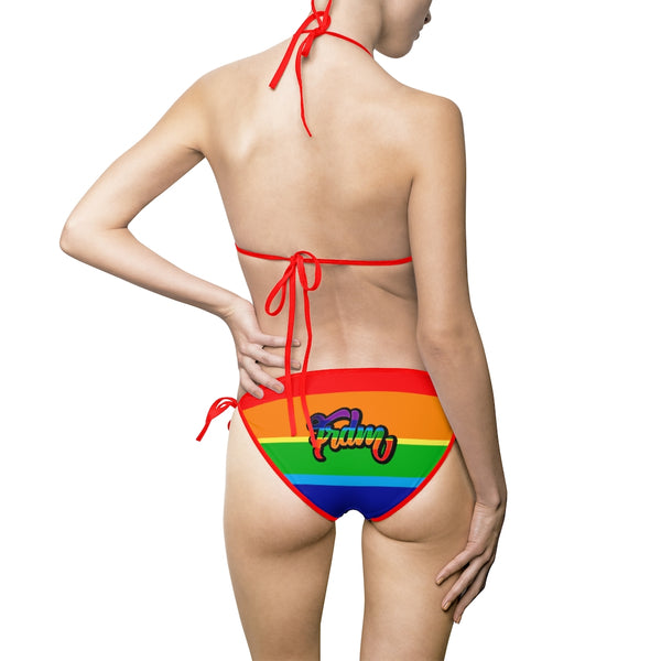 FRDM Rainbow Women's Bikini Swimsuit