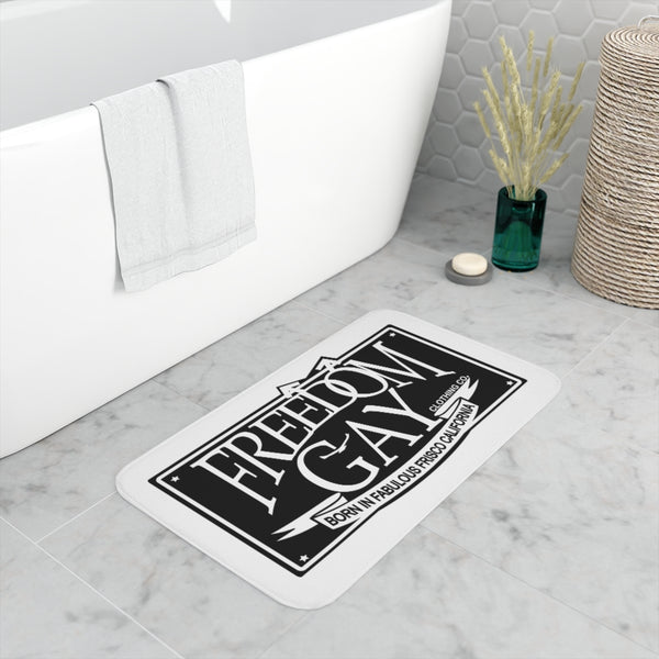 Freedom Gay Memory Foam Bath Mat