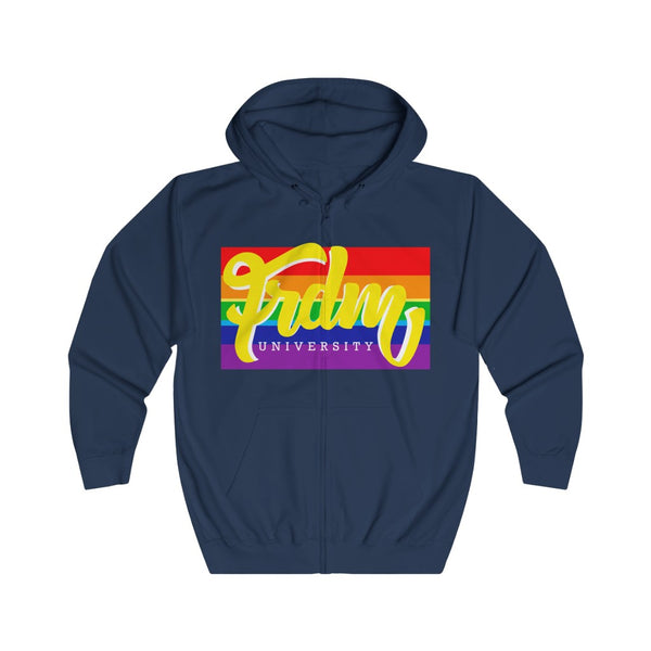 FRDM University Unisex Full Zip Hoodie