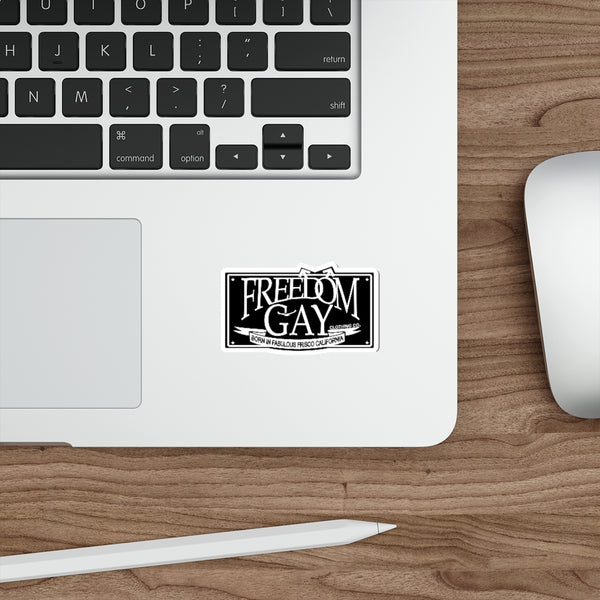 Original Freedom Gay Die-Cut Stickers