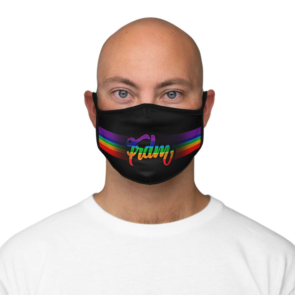 Rainbow FRDM Fitted Polyester Face Mask
