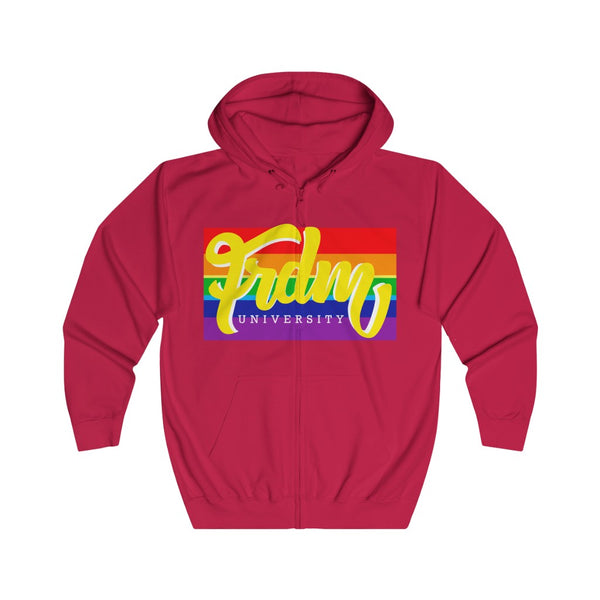 FRDM University Unisex Full Zip Hoodie
