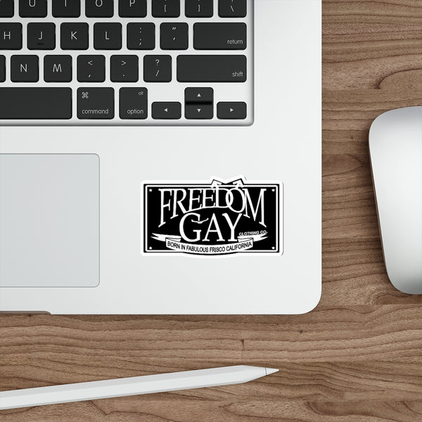 Original Freedom Gay Die-Cut Stickers