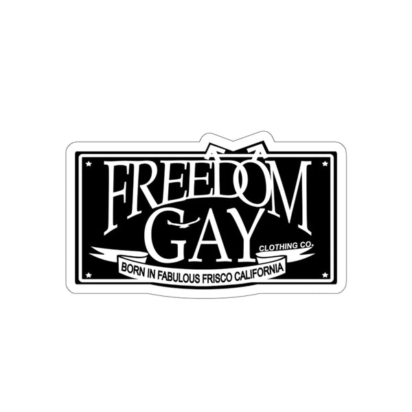 Original Freedom Gay Die-Cut Stickers