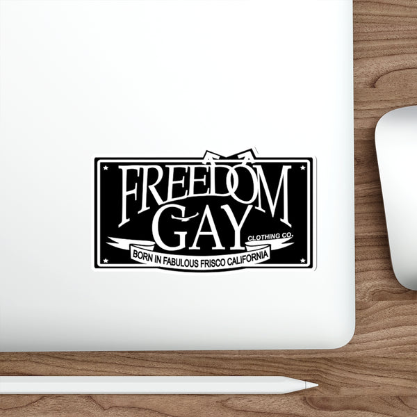 Original Freedom Gay Die-Cut Stickers