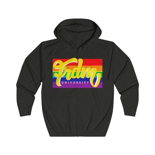 FRDM University Unisex Full Zip Hoodie