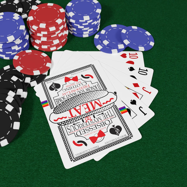 "Mysterious MEAT" 52 playing cards