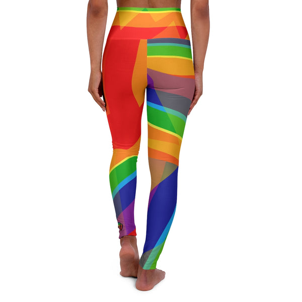 FRDM Rainbow High Waisted Yoga Leggings