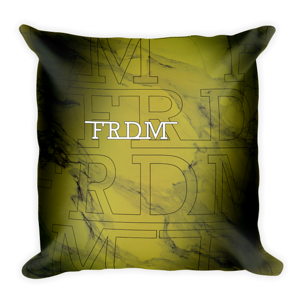 FRDM MARBLED Square Pillow