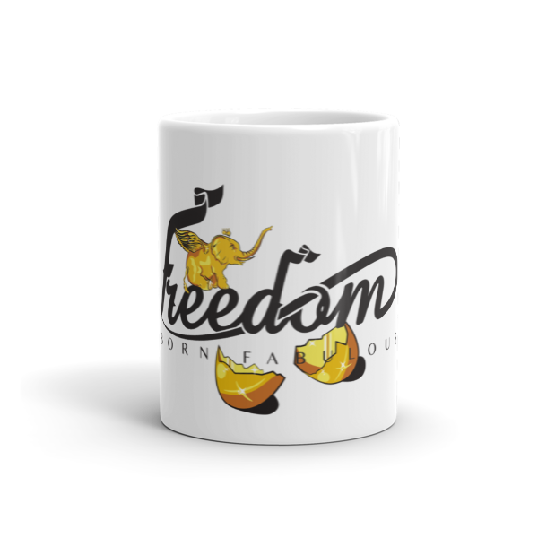 Freedom (born fabulous) Golden Eli Mug