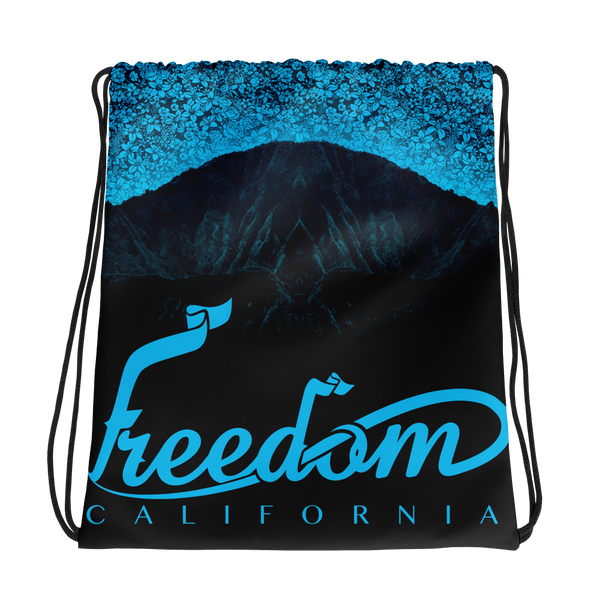 "Freedom Mountain" Drawstring Bag