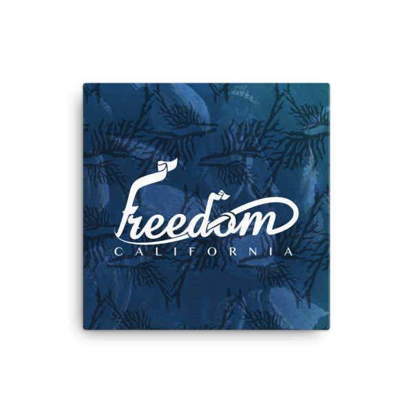 Blue coral Canvas