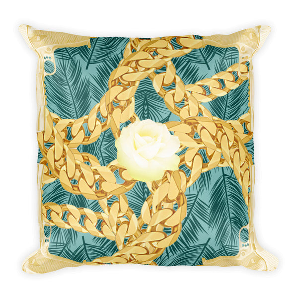 FRDM "Gold Chains" Square Pillow