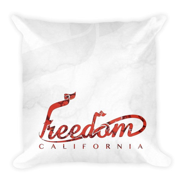 Red Marbled Pillow