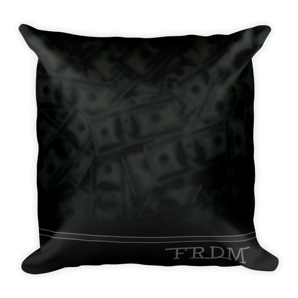Dirty Money Square Pillow