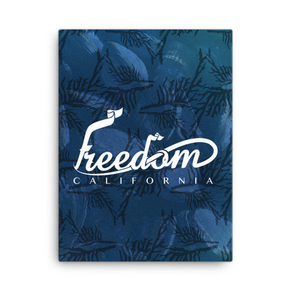 Blue coral Canvas