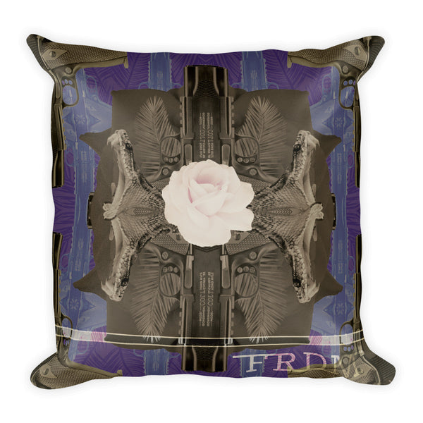 Square Violet Blackmail Pillow