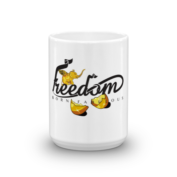 Freedom (born fabulous) Golden Eli Mug